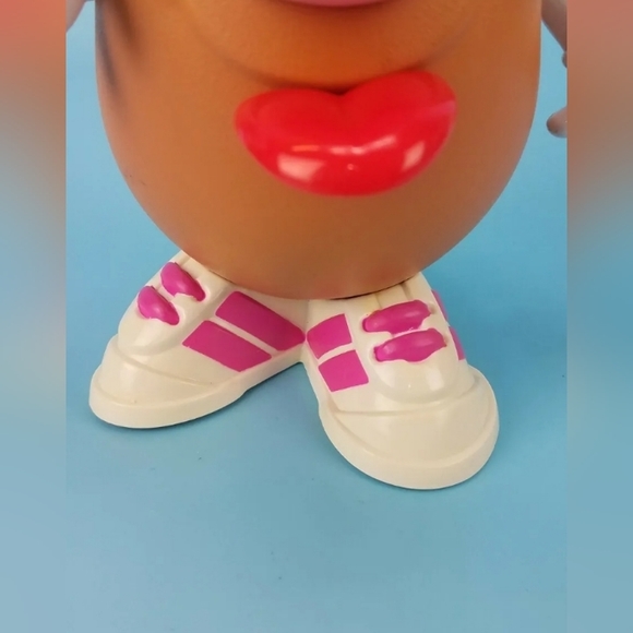 Playskool Mr. Mrs. Potato Head 10 Pc Set 7" Pink Purple Green VG - Picture 6 of 12